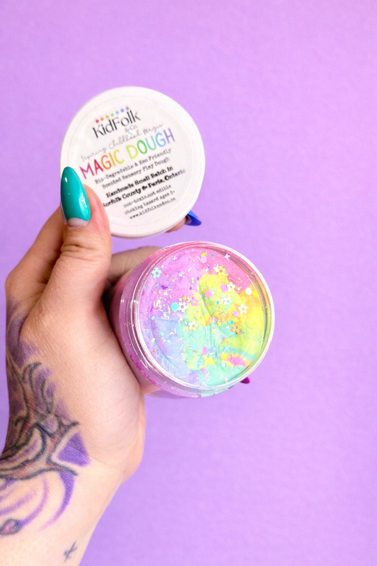 Magic Dough-Pastel Rainbow Swirl
