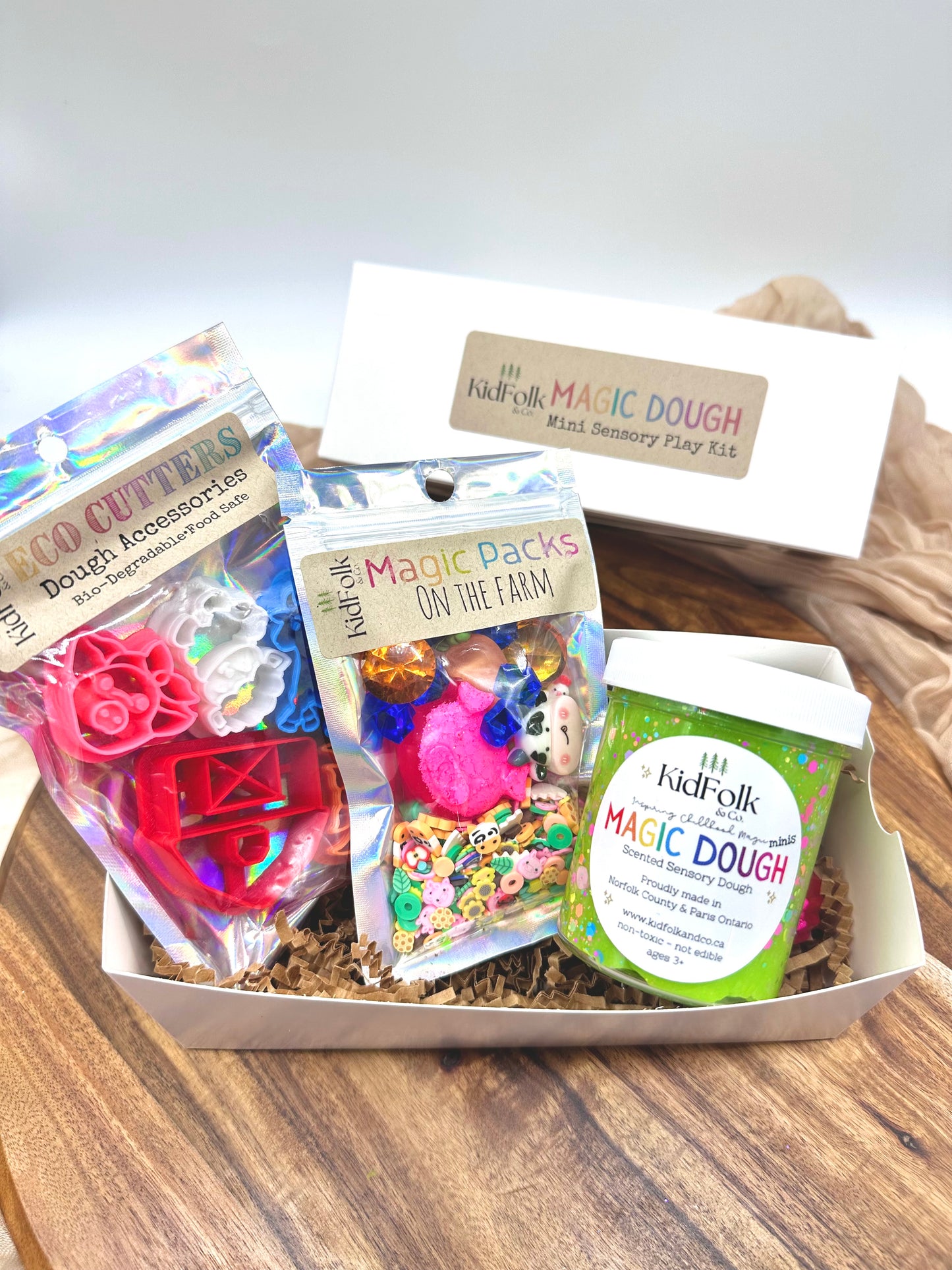 Magic Dough Mini Sensory Kit-On the Farm