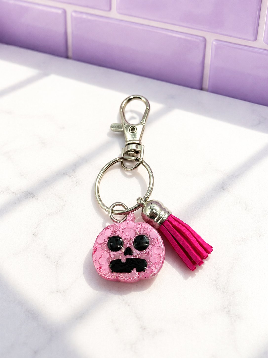 Jack-o-Lantern Keychain