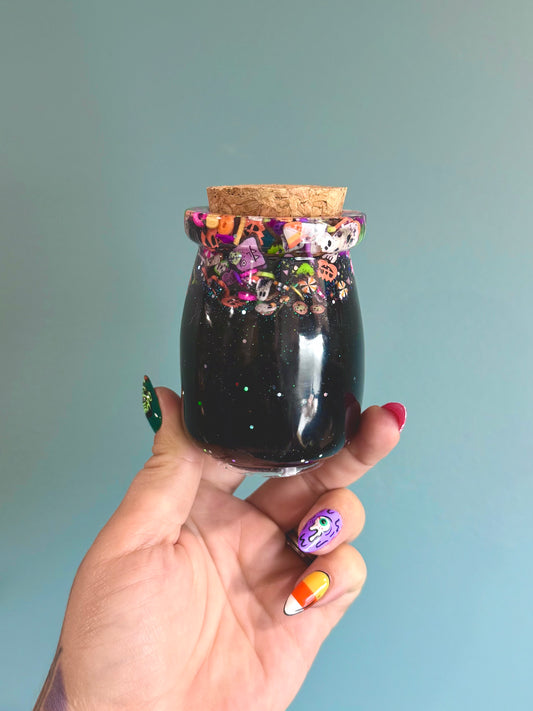 Resin Potion Bottle+Cork Lid