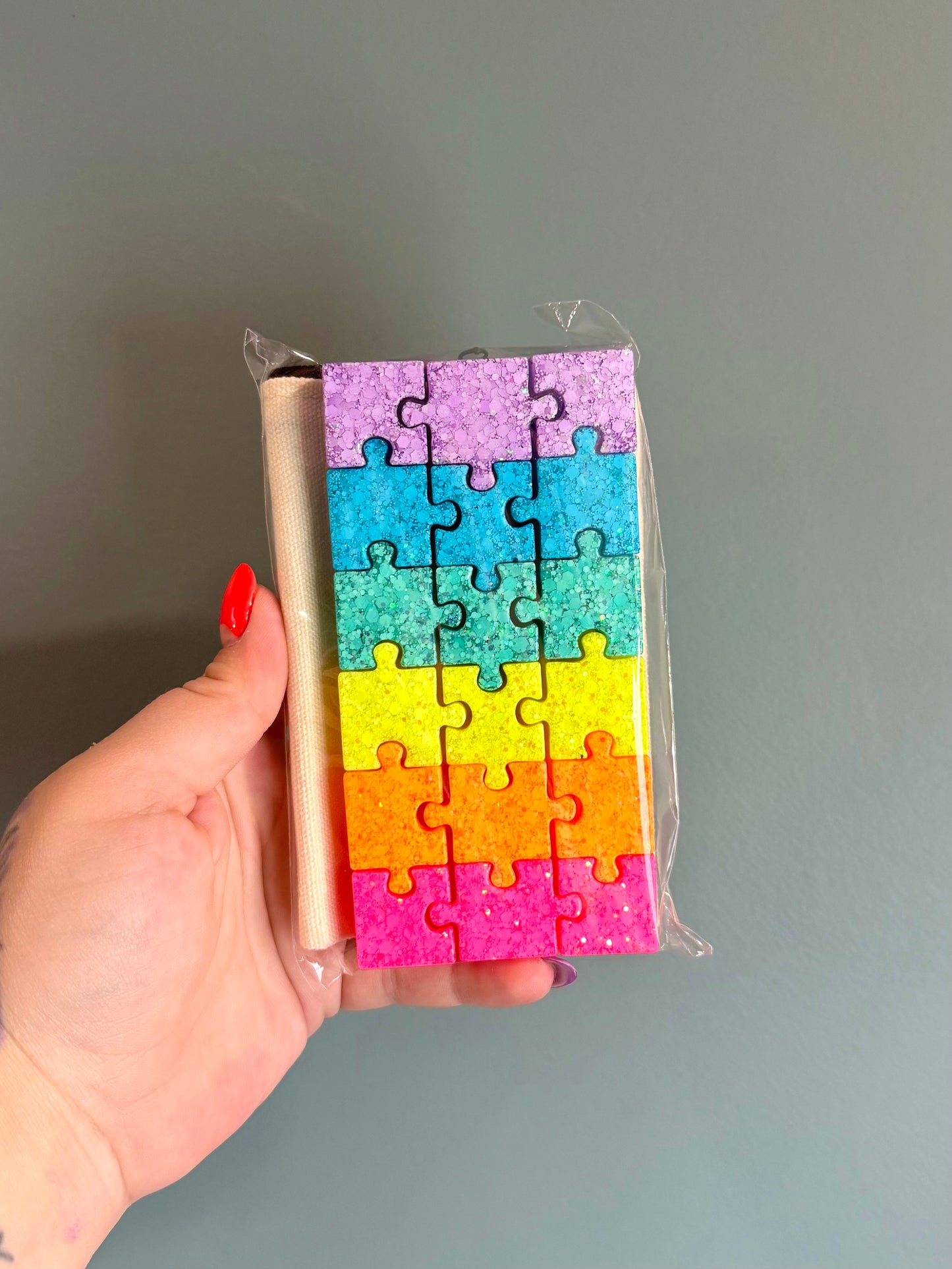 Neon Rainbow Puzzle