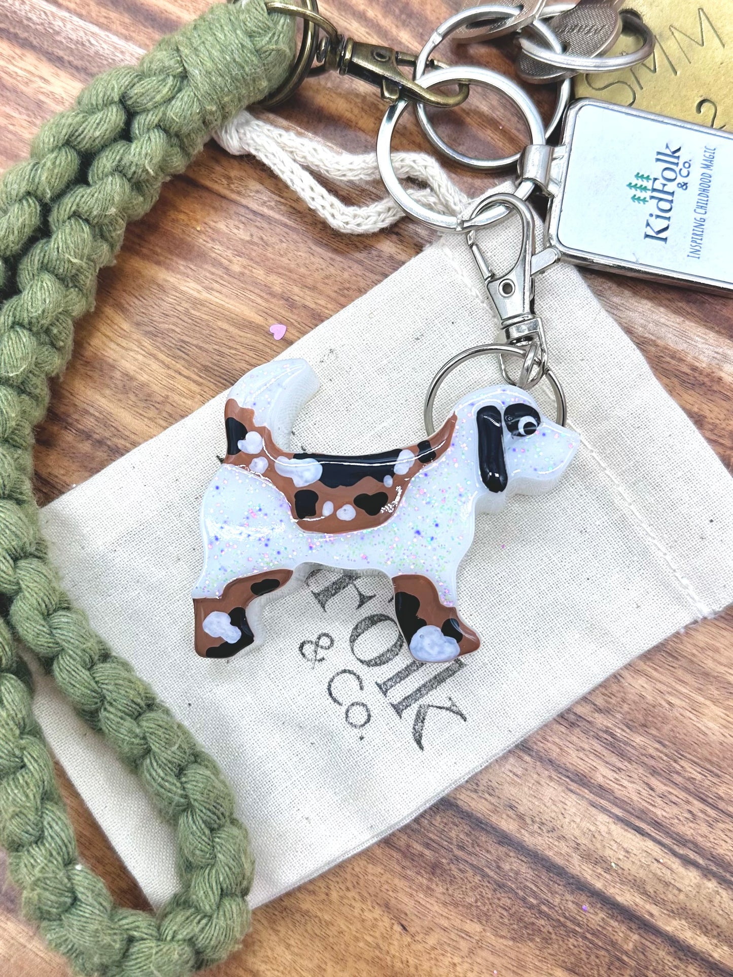 Basset Hound Key Chain