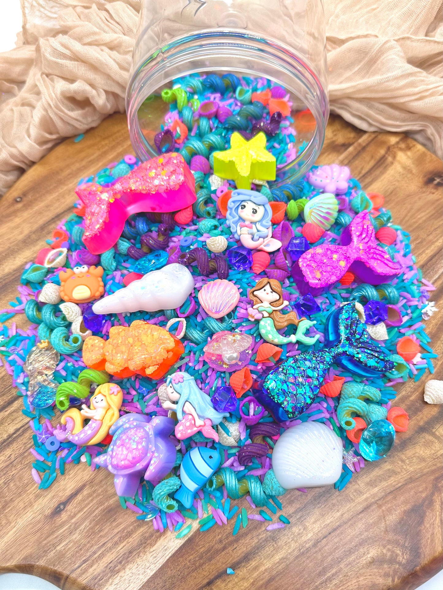 Mermaid Dump & Play Sensory Kit