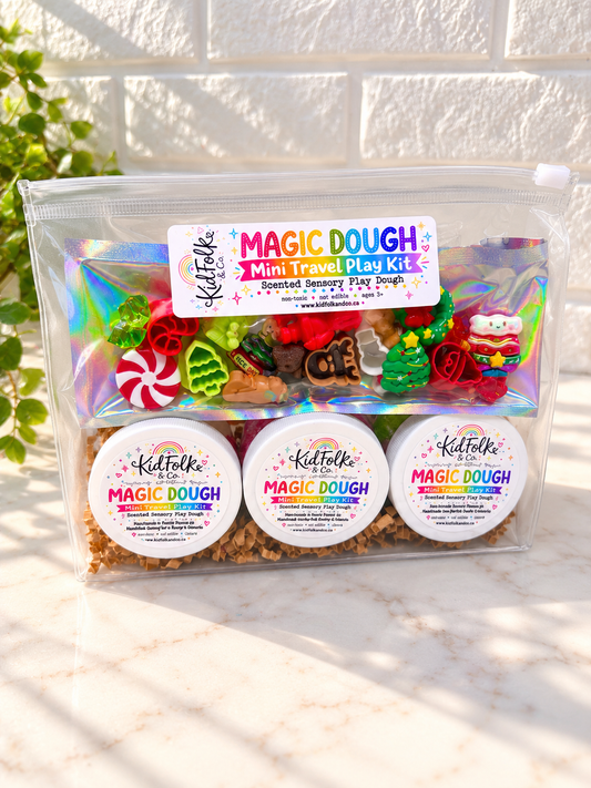 Magic Dough Travel Play Kit|Playdough Kits for Kids
