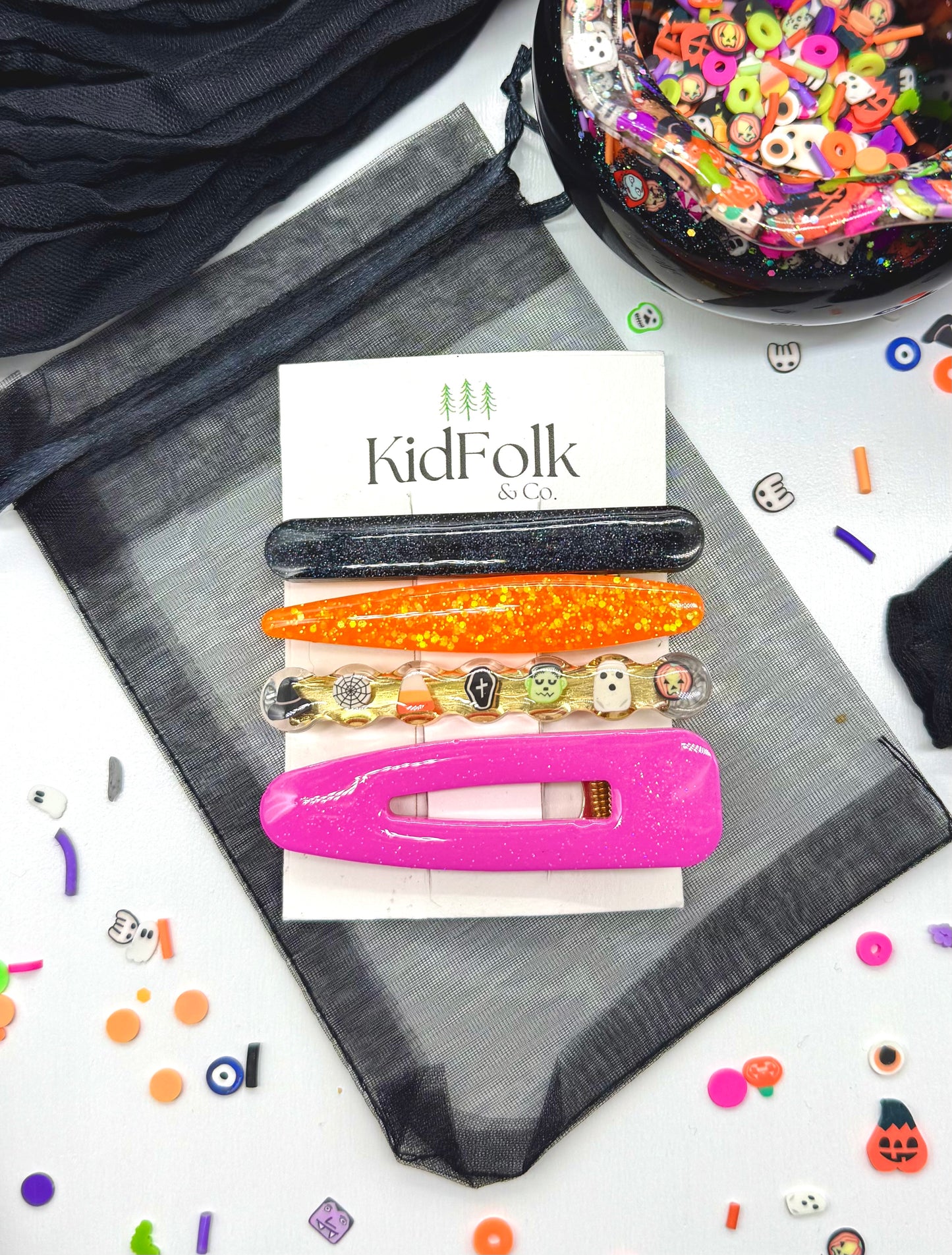 Halloween Barrettes- OOAK Limited Quantities