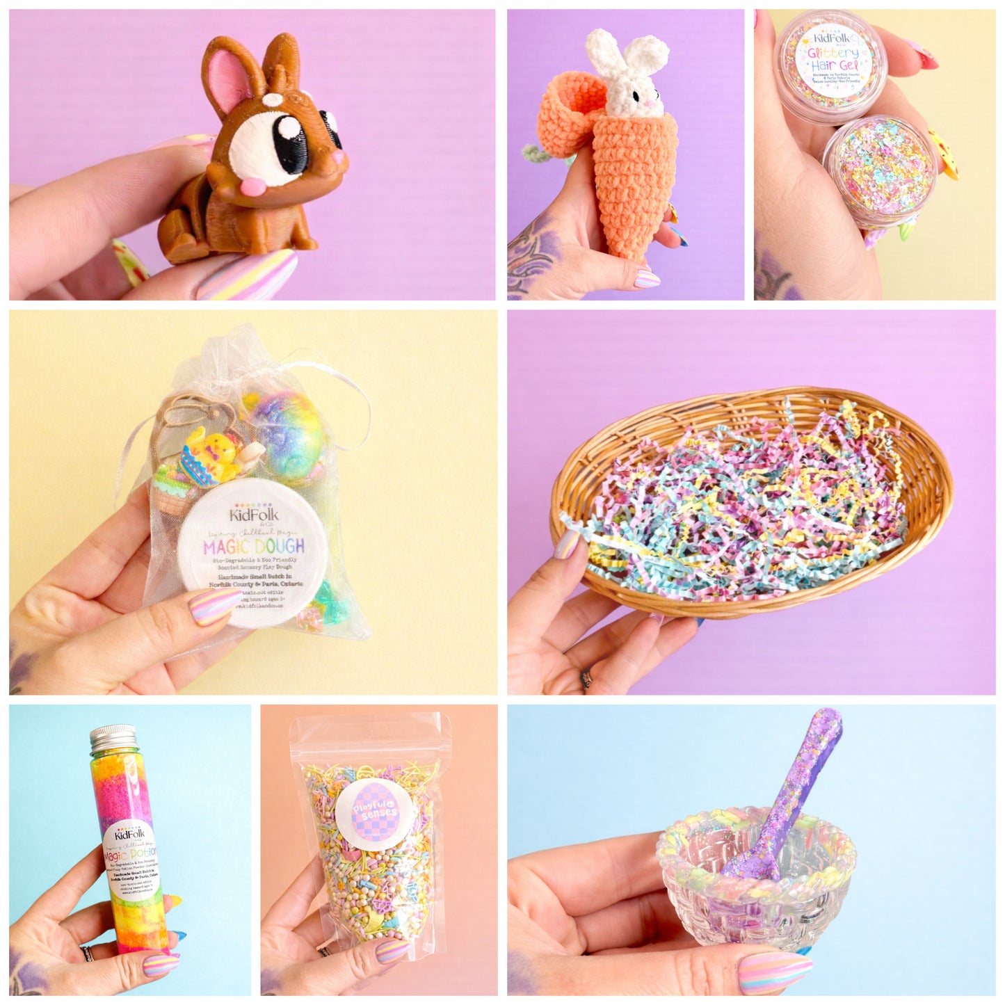 Easter Basket Collab-KidFolk+Playful Senses+Hooked By Hynes