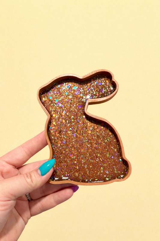 Chocolate Bunny Sensory Tray