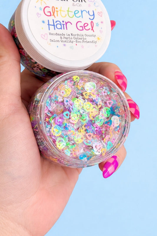 Hippy Dippy Glittery Hair Gel