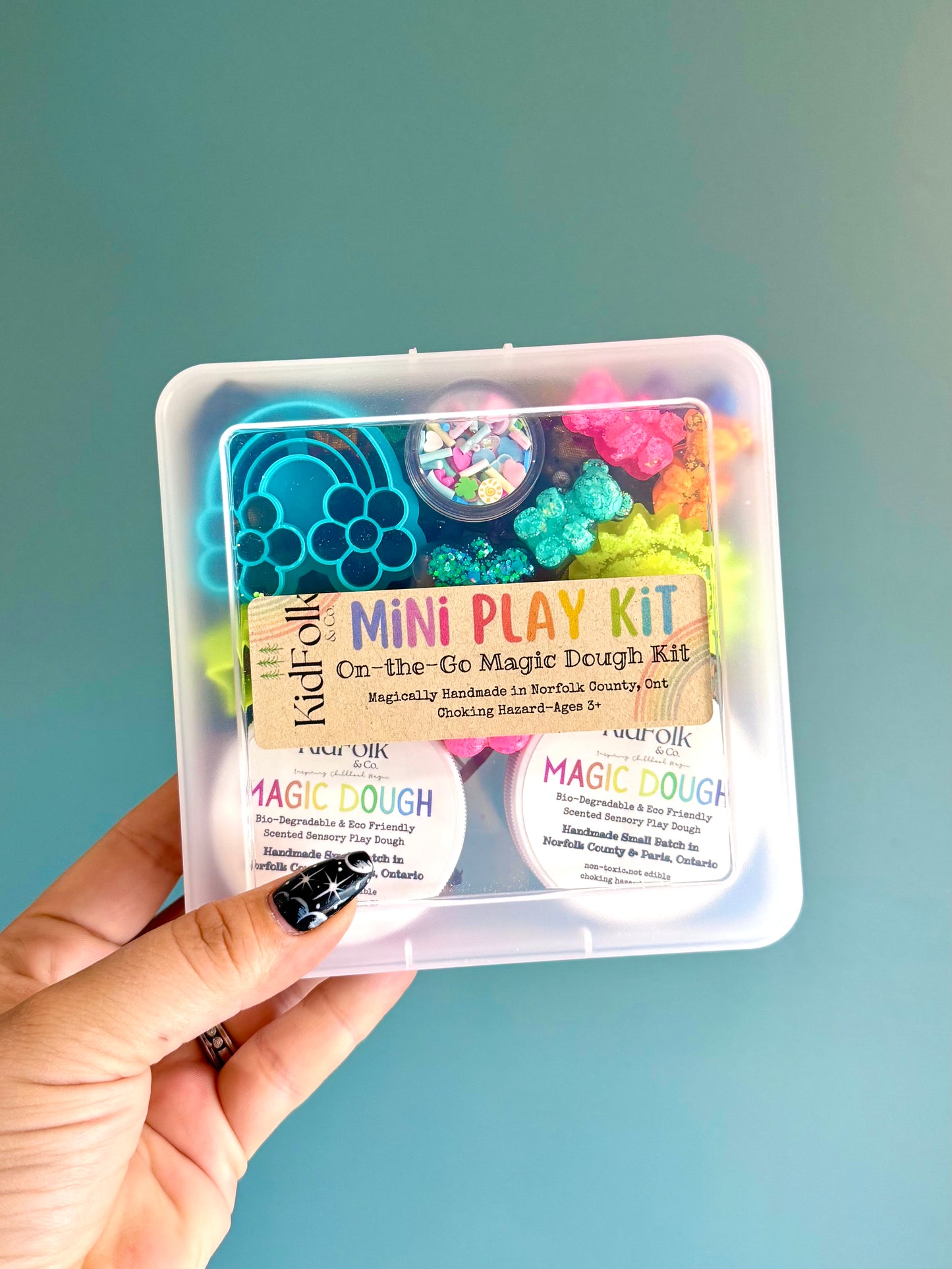 Lovey Bears On-The-Go Magic Dough Play Kits
