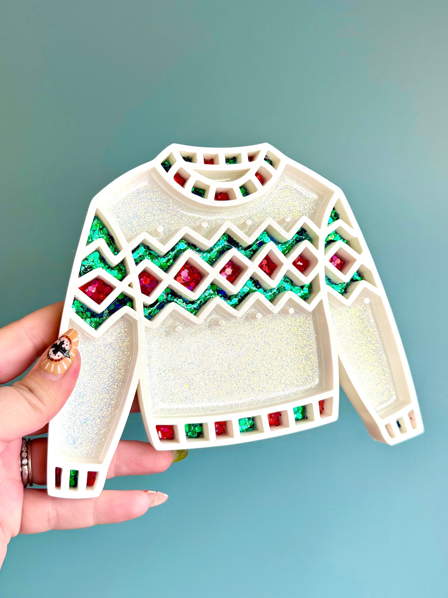 Christmas Sweater Tray