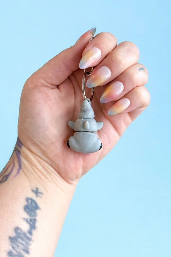 3D Printed Shark Keychain