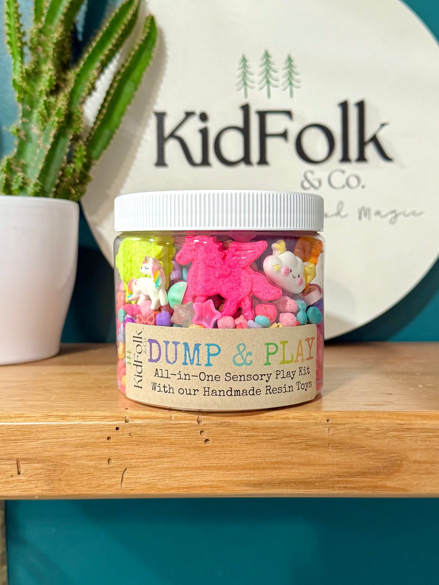 Unicorn Dump & Play Sensory Kit