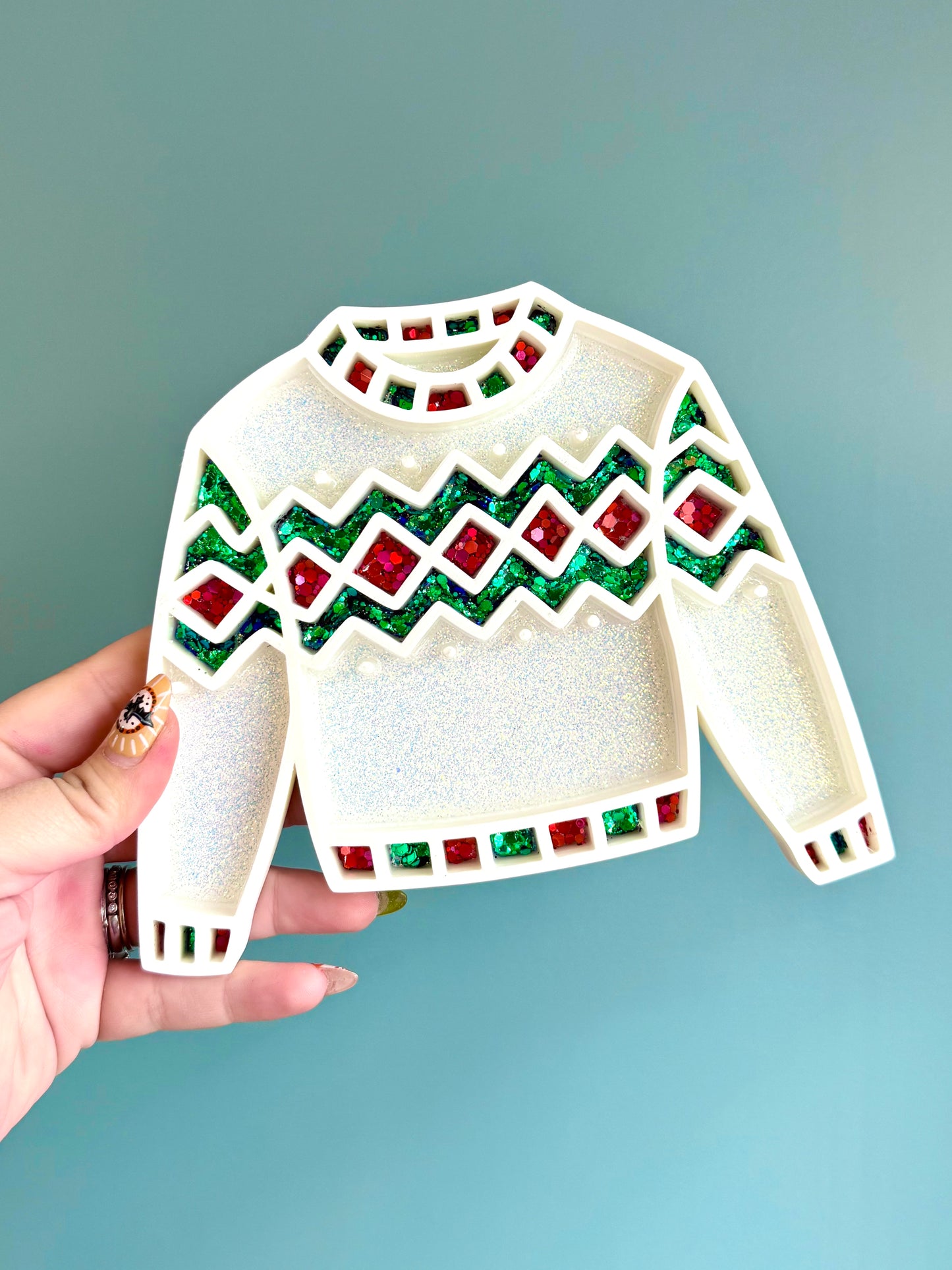 Christmas Sweater Tray