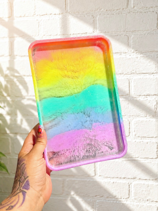 Rainbow Rectangle Tray