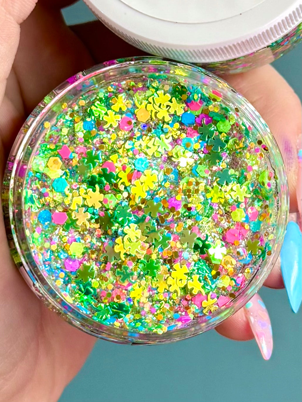 Luck of the Irish Glittery Hair Gel