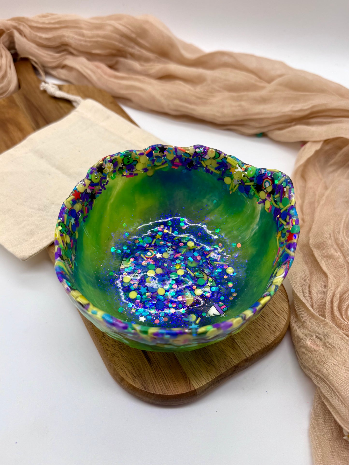 Outer Space Resin Bowl