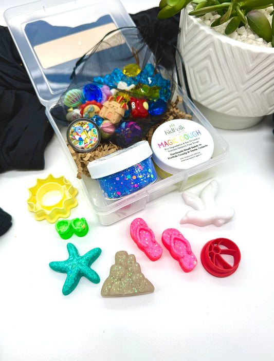 Beach Day On-The-Go Magic Dough Play Kits