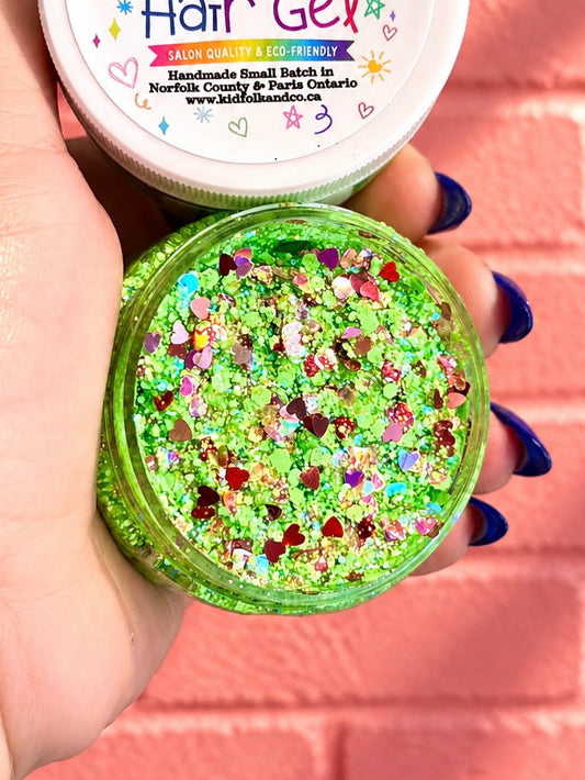 Glittery Hair Gel-Grinchy