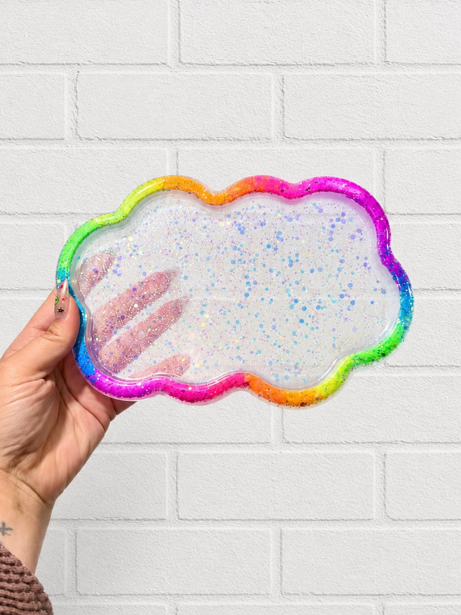 Rainbow Rim Cloud Tray