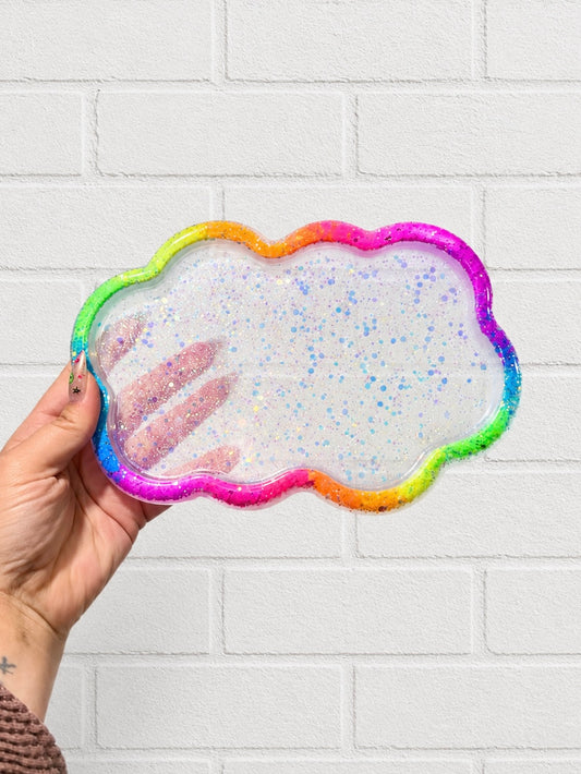 Rainbow Rim Cloud Tray