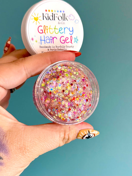 Twinkling Lights Glittery Hair Gel