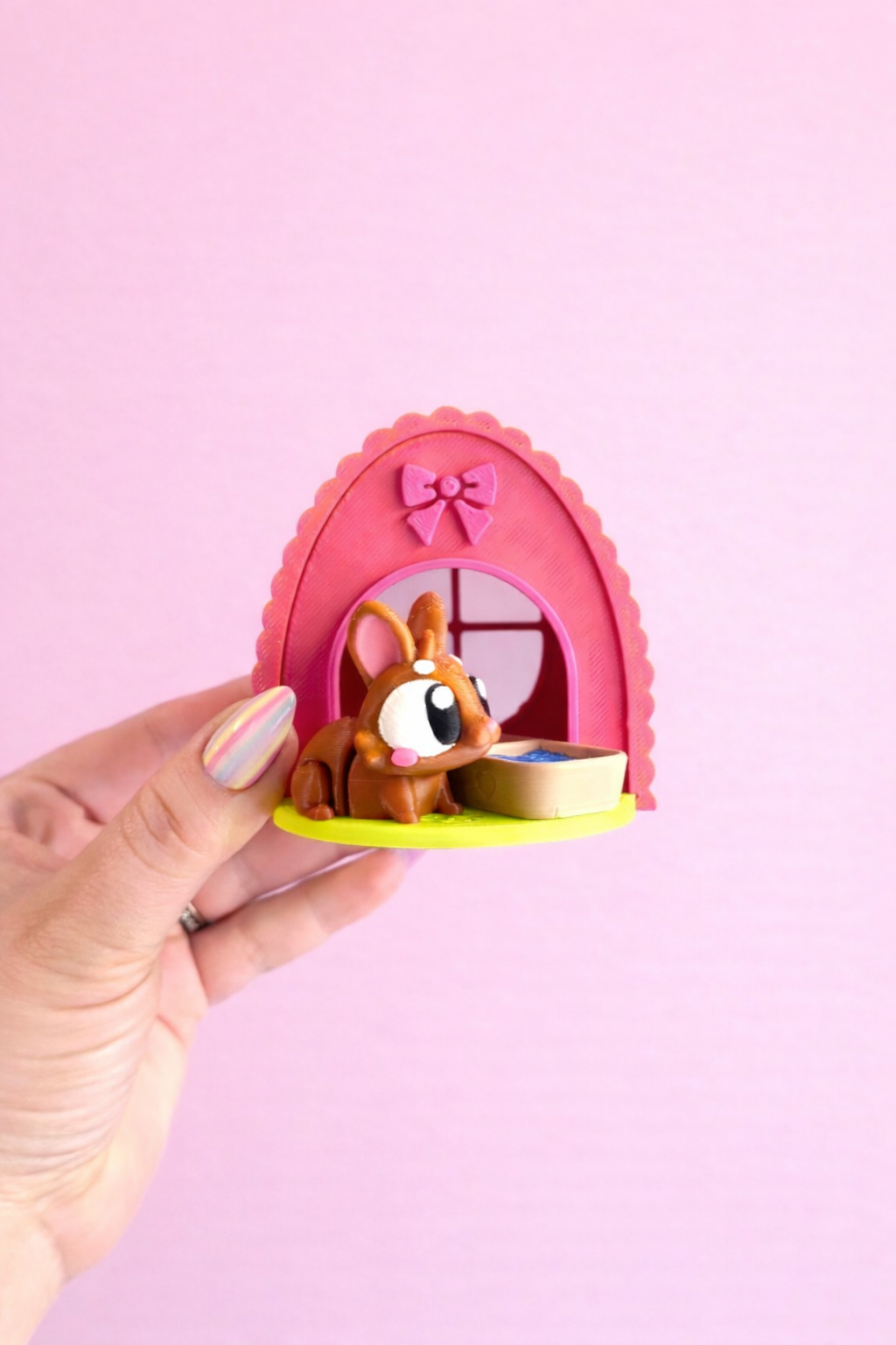 Bunny Hut Play Kit-Pink+Orange