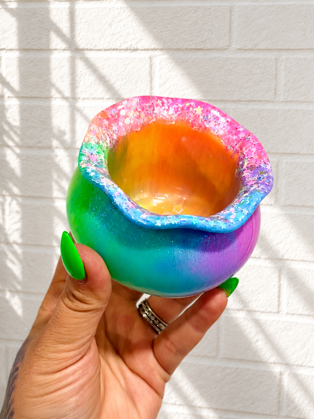 Resin Cauldron Dish
