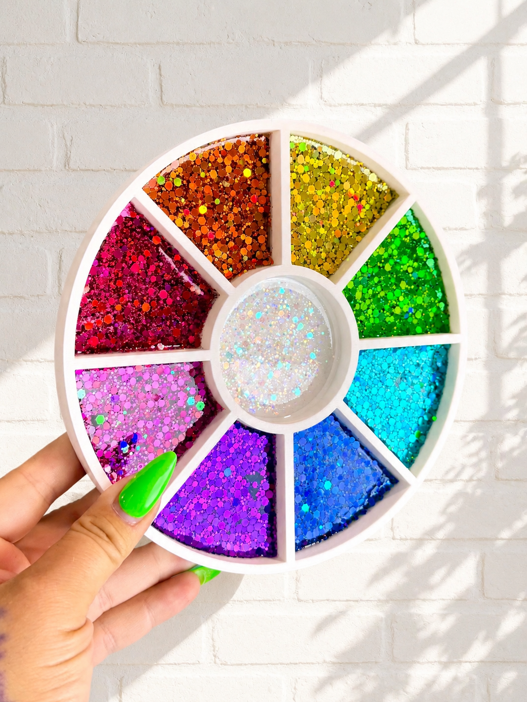 Jewel Tone Colour Sorting Tray