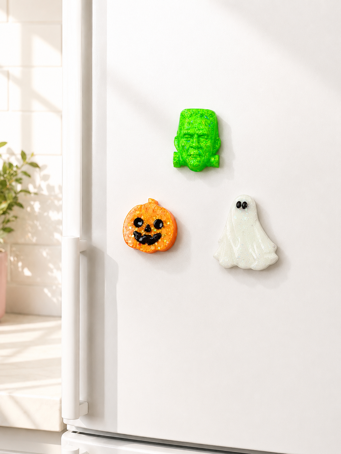 Resin Halloween Magnet Sets