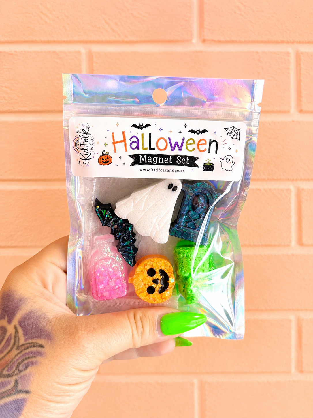 Resin Halloween Magnet Sets