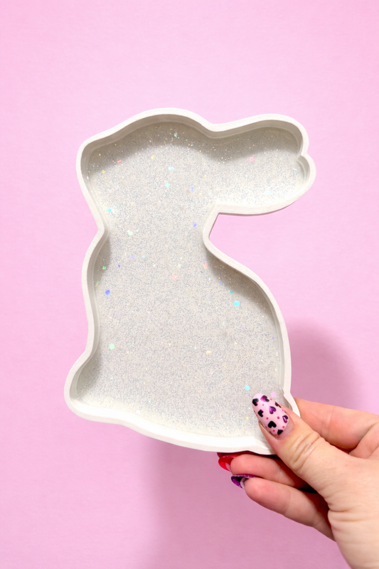 White Bunny Sensory Tray