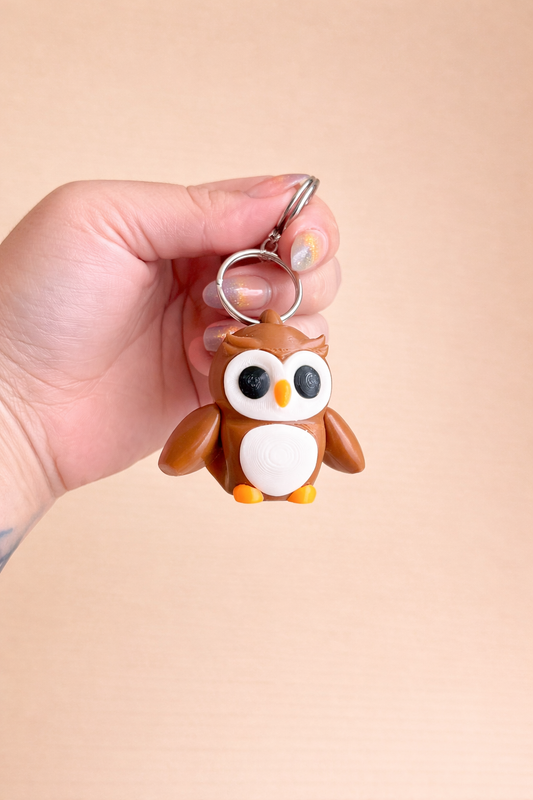 3D Printed Owl Keychain