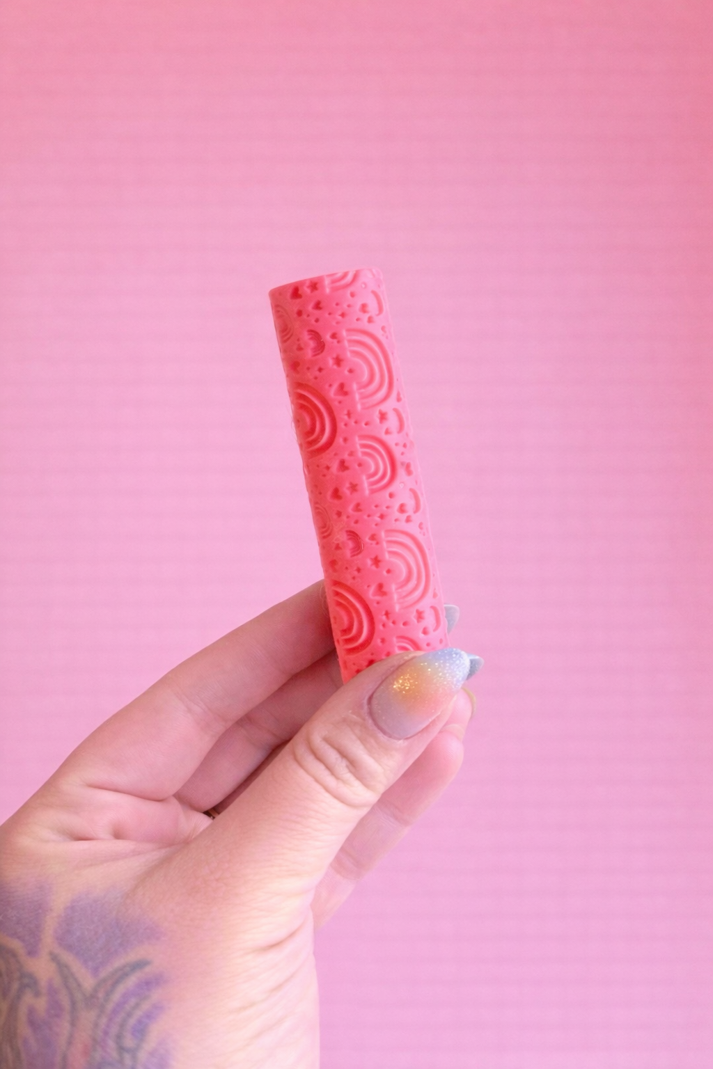 3D Printed Mini Roller-Rainbows