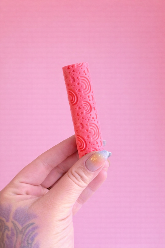 3D Printed Mini Roller-Rainbows