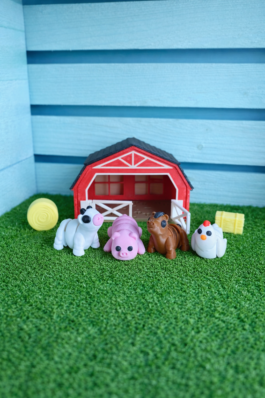 3D Printed Barn Yard Play Set