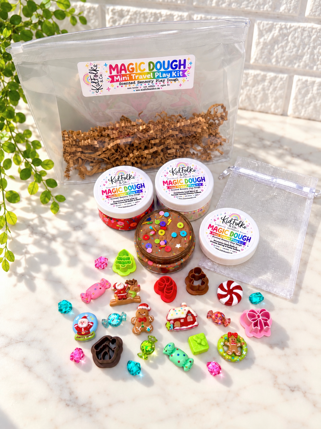 Magic Dough Travel Play Kit|Playdough Kits for Kids