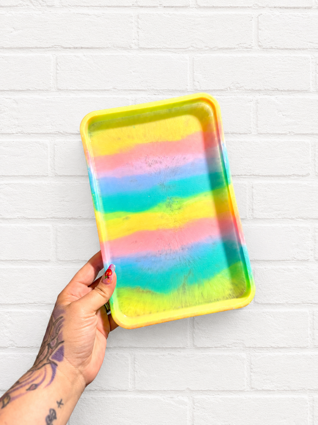 Rainbow Rectangle Tray