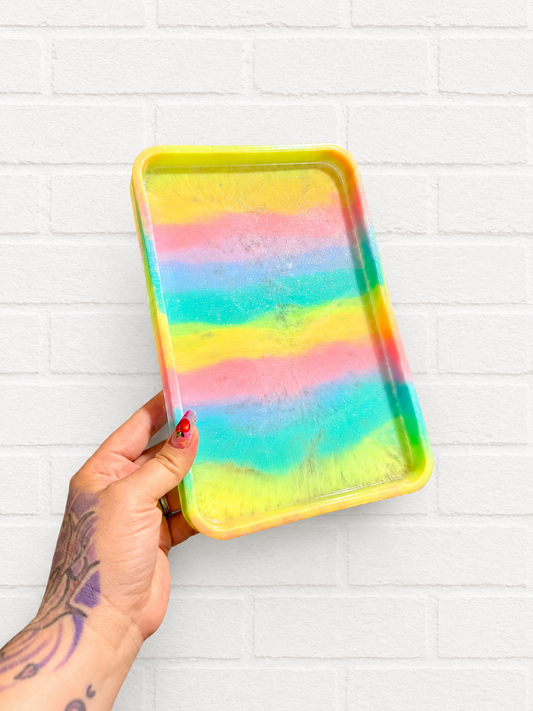 Rainbow Rectangle Tray