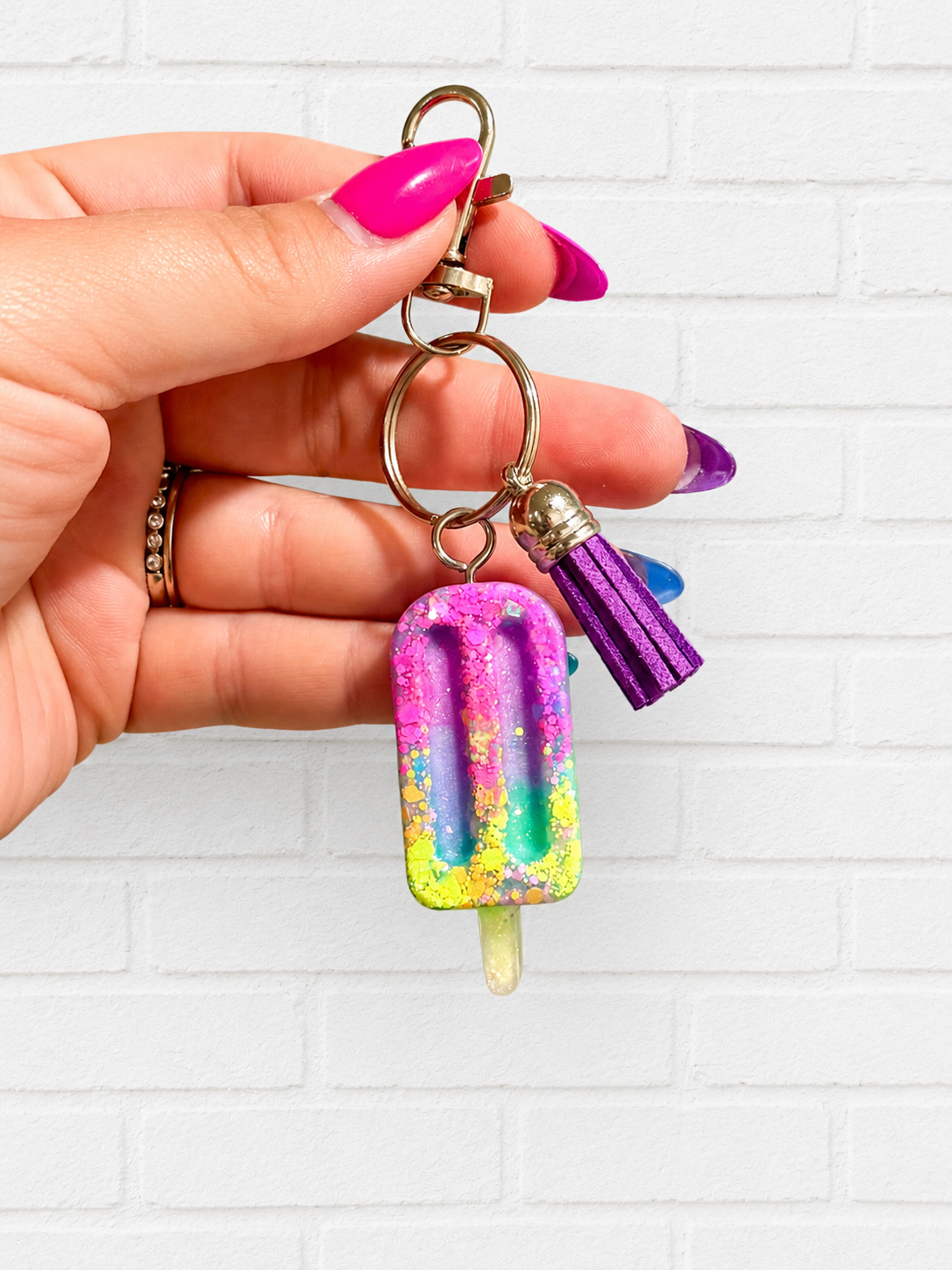 Popsicle Keychain
