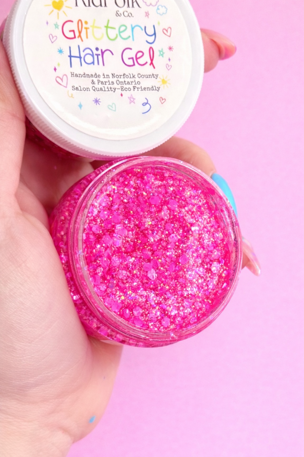 Hey, Barbie! Glittery Hair Gel