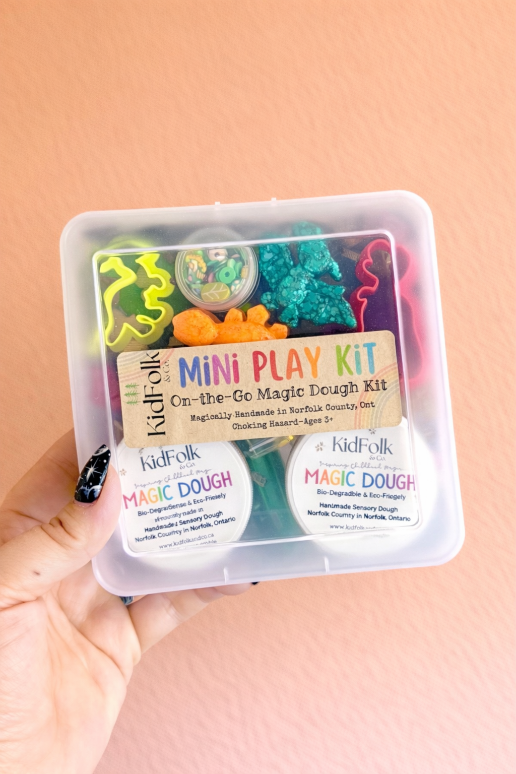 Dinosaur On-The-Go Magic Dough Play Kits