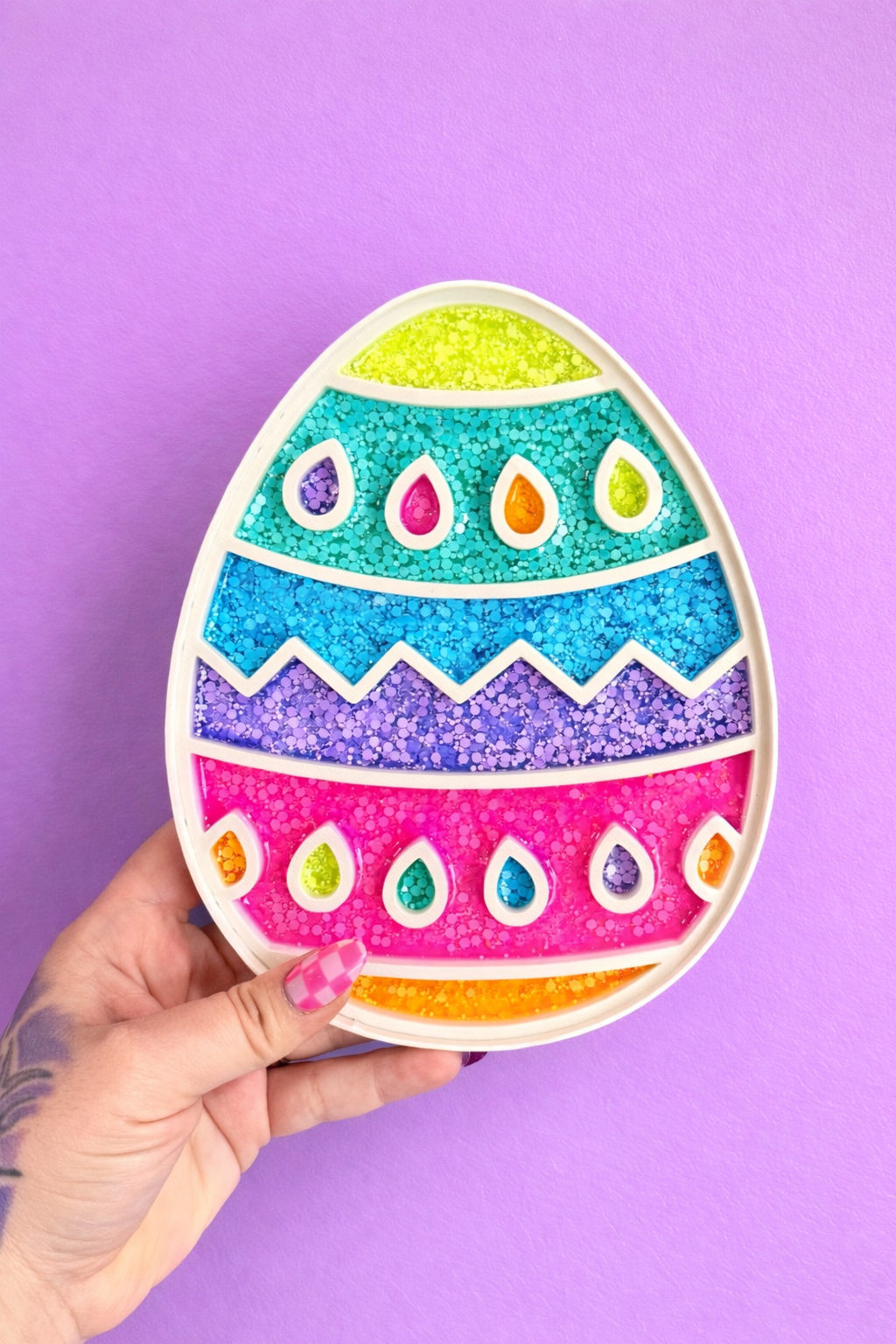 Easter Egg Sensory Tray