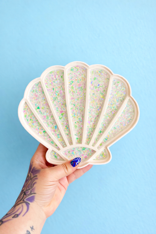 Iridescent Shell Tray