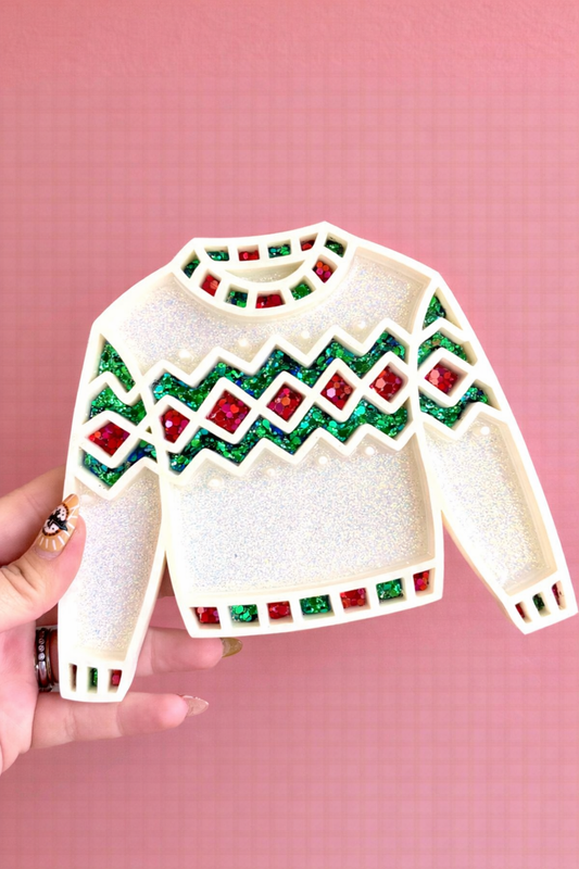 Christmas Sweater Tray
