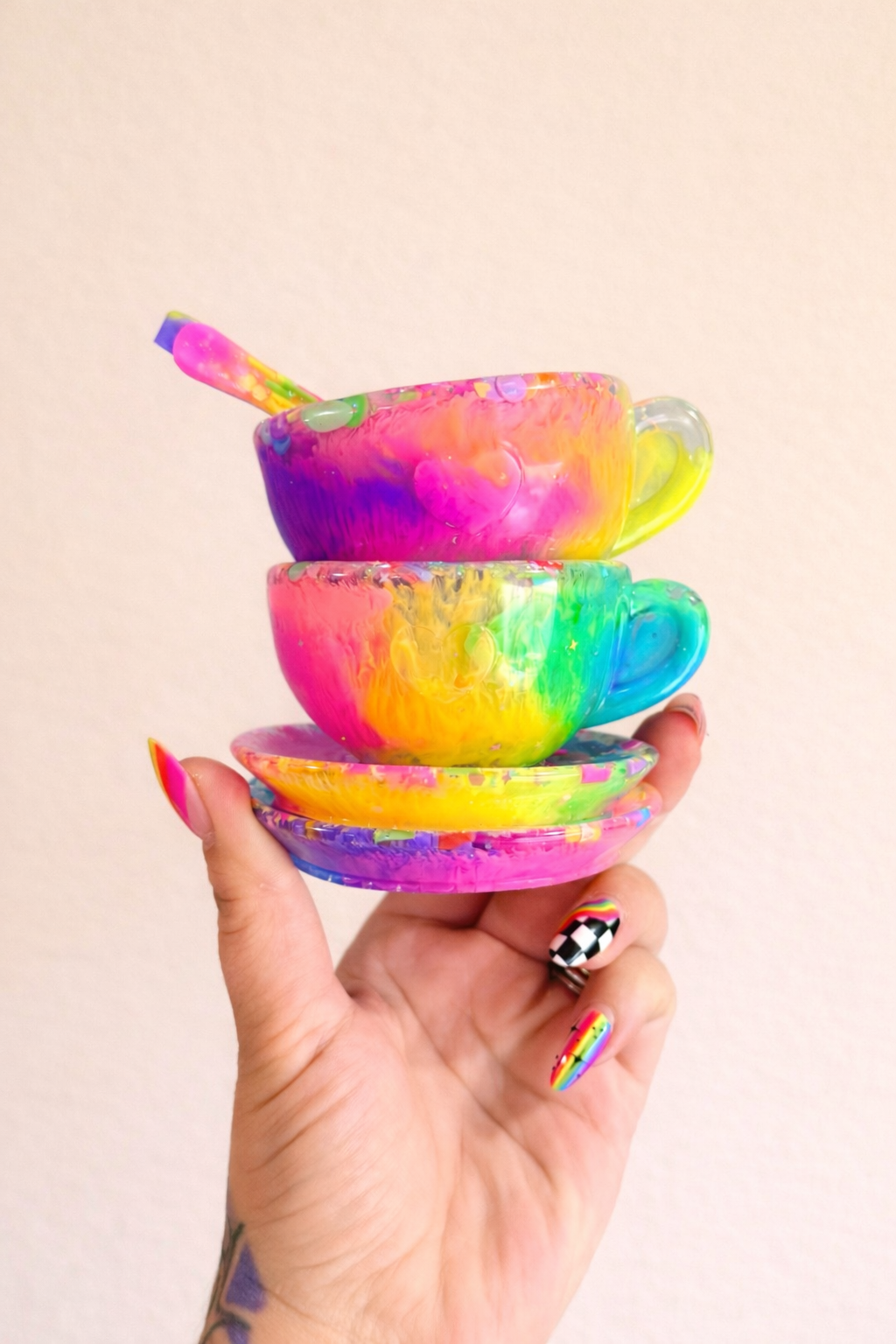 Rainbow Tea Set
