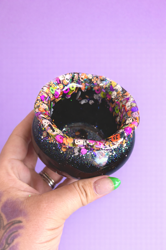 Resin Halloween Cauldron