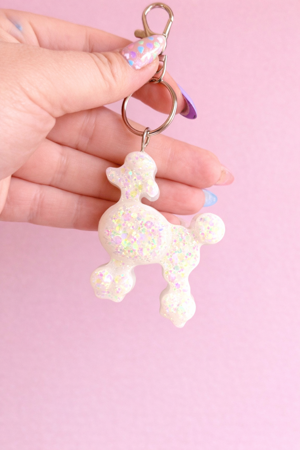 Poodle Keychain