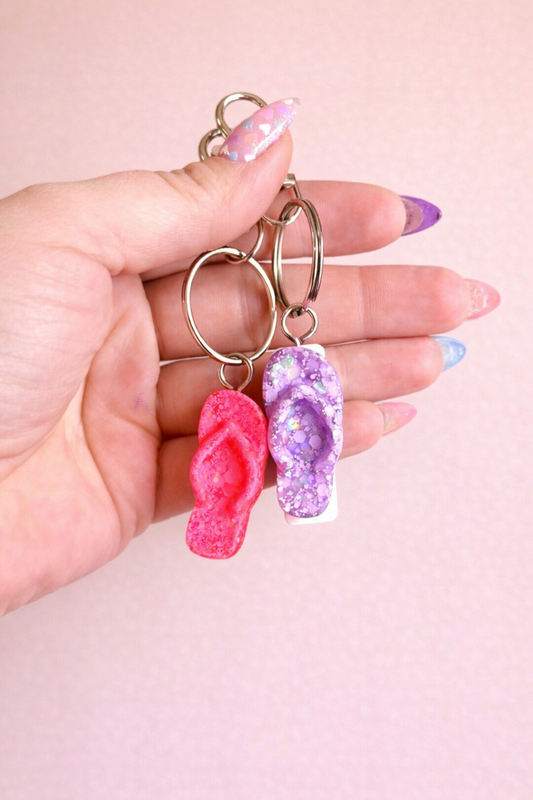 Flip-Flop Keychain