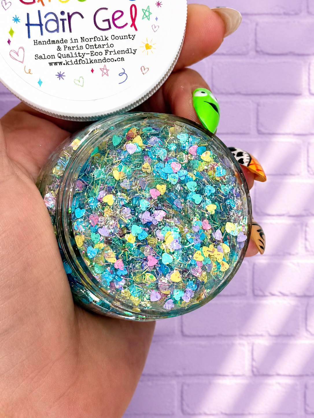 Enchanted Glittery Hair Gel