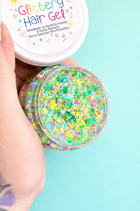 Luck of the Irish Glittery Hair Gel